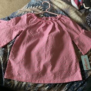 3T pink and blue shirt